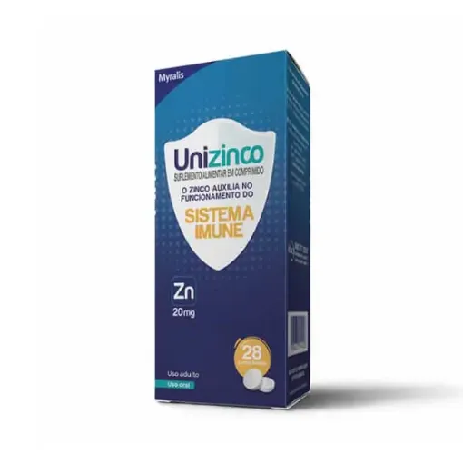 unizinco cpr 20mg c28