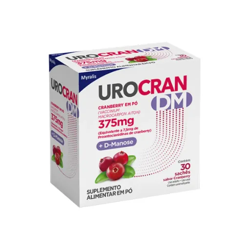 urocran dm 375 mg c 30 sticks